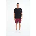 Tommy Life 88236 Siyah Yazı Baskılı Standart Form Polo Yaka Erkek T-shirt