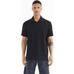Tommy Life 88237 Erkek Siyah Polo Yaka Logo Nakışlı Standart Form Erkek T-Shirt