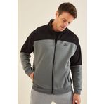 Tommy Life 88314 Haki Fermuarlı Erkek Sweatshirt