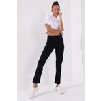 Tommy Life 94195 T02BY-94195 Klasik Cep Fermuarlı Lacivert Bayan Eşofman Alt
