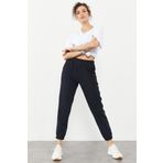 Tommy Life 94583 Lacivert Lastikli Paça Klasik Kadın Eşofman Altı