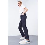 Tommy Life 94584 Lacivert Yüksek Bel Cepli Rahat Form Klasik Paça Kadın Eşofman Altı