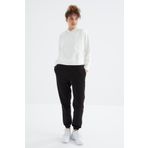 Tommy Life 94624 Siyah Yüksek Bel Rahat Form Basic Jogger Kadın Eşofman Alt