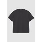Tommy Life Antrasit Baskılı O Yaka Rahat Form Battal Büyük Beden Erkek T-Shirt - 88472 - 4XL