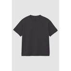 TOMMY LIFE Antrasit Baskılı O Yaka Rahat Form Battal Büyük Beden Erkek T-Shirt - 88472