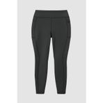 TOMMY LIFE Antrasit Esnek Standart Fit Performans Battal Büyük Beden Kadın Tayt - 94652