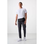 TOMMY LIFE Antrasit Ince Yumuşak Comfort Fit Erkek Eşofman Alt - 82119