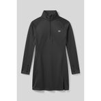 TOMMY LIFE Antrasit Yarım Fermuarlı Dik Yaka Standart Kalıp Kadın Sporcu Tunik - 97309