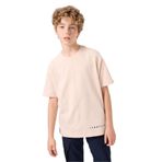 TOMMY LIFE Bej Pamuklu Yumuşak Dokulu Oversize Basic Erkek Çocuk T-Shirt, 14-15 Yaş