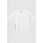 Tommy Life Beyaz Baskılı O Yaka Rahat Form Battal Büyük Beden Erkek T-Shirt - 88472 - 4XL