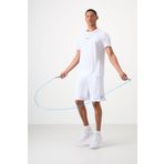 TOMMY LIFE Beyaz Nefes Alan Dokulu Ince Esnek Standart Fit Erkek Performans T-shirt - 88384