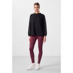 TOMMY LIFE Bordo Esnek Standart Fit Performans Kadın Tayt - 94667