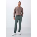TOMMY LIFE Çağla Bağcıklı Cepli Standart Kalıp Klasik Paça Erkek Eşofman Alt - 84682