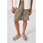 TOMMY LIFE Camel Standart Fit Dokuma Hafif Esnek Chino Erkek Şort - 81293