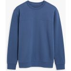 Tommy Life Erkek Battal S-Shirt O Yaka Erkek Büyük Beden Sweatshirt - 2XL - Mavi