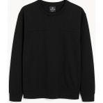Tommy Life Erkek Battal S-Shirt O Yaka Sweatshirt Erkek Büyük Beden - 4XL - Siyah