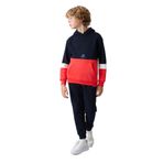 TOMMY LIFE Erkek Çocuk Eşofman Takımı, Lacivert, Pamuklu, Kalın İçi Tüylü, Standart Fit, Nakışlı, 10-11 Yaş