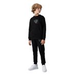 TOMMY LIFE Erkek Çocuk Eşofman Takımı, Siyah, Pamuklu, Baskılı, 11-12 Yaş