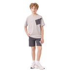 TOMMY LIFE Erkek Çocuk Eşofman Takımı, Taş-Antrasit, Pamuklu, Oversize Fit, 9-10 Yaş