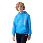 TOMMY LIFE Erkek Çocuk Kapüşonlu Sweatshirt, Saks, Pamuklu, Kalın İçi Tüylü, Standart Fit, Baskılı, 8-9 Yaş