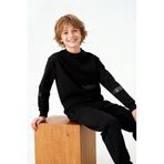 TOMMY LIFE Erkek Çocuk Sweatshirt, Siyah, 10-11 Yaş