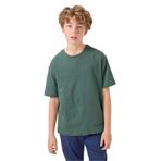 TOMMY LIFE Erkek Çocuk T-Shirt, Açık Yeşil, Pamuklu, Yumuşak Dokulu, Oversize Basic, 8-9 Yaş