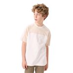TOMMY LIFE Erkek Çocuk T-Shirt, Ekru, Pamuklu, Yumuşak Dokulu, Oversize Fit, Nakışlı, 14-15 Yaş
