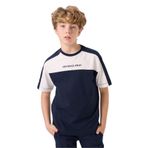 TOMMY LIFE Erkek Çocuk T-Shirt, Lacivert, Pamuklu, Yumuşak Dokulu, Oversize Fit, Nakışlı, 7-8 Yaş