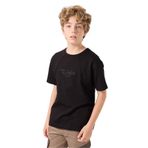 TOMMY LIFE Erkek Çocuk T-Shirt, Siyah, Pamuklu, Yumuşak Dokulu, Oversize Baskılı, 12-13 Yaş