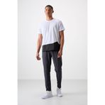 TOMMY LIFE Erkek Comfort Fit Gri Polyester Eşofman Alt, S Beden