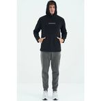 Tommy Life Erkek Kapşonlu Sweat Siyah ART-88301