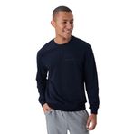 TOMMY LIFE Erkek Lacivert Pamuklu O Yaka Regular Fit Sweatshirt