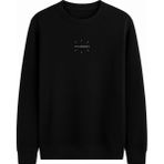 Tommy Life Erkek S-Shirt O Yaka Erkek Siyah Sweatshirt - XL