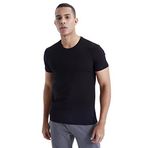 Tommy Life ERKEK T-SHİRT O YAKA SİYAH Erkek Tshirt SİYAH XXL