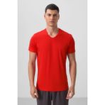 Tommy Life Fiesta Basic Kısa Kol Standart Kalıp V Yaka Erkek T-Shirt - 87912 - XL