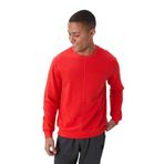 TOMMY LIFE Fiesta Kompakt Pamuklu Kalın Pürüzsüz Dokulu O Yaka Standart Fit Erkek Sweatshirt, S