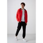 Tommy Life Fiesta - Siyah Pamuklu Kalın Yumuşak Dokulu Comfort Fit Baskılı Erkek Eşofman Takım - 85236