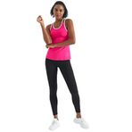TOMMY LIFE Fuşya Çift Askılı Sırt Detaylı Standart Kalıp Kadın Spor Atlet