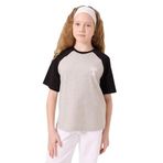 TOMMY LIFE Gri Melanj O Yaka Pamuklu Baskılı Oversize Fit Kız Çocuk T-Shirt, 12-13 Yaş