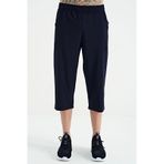 Tommy Life Indigo Bağcıklı Standart Kalıp Fermuar Cepli Aktif Spor Erkek Kapri - 83096 - İndigo
