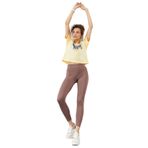TOMMY LIFE Kadın Gül Kurusu Yüksek Bel Streç Slim Fit Dar Paça Tayt, L Beden