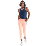 TOMMY LIFE Kadın Spor Atlet, İndigo, Logo Baskılı, Biye Şeritli, Standart Kalıp, L Beden