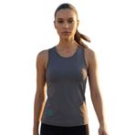 TOMMY LIFE Kadın Spor Atlet, Koyu Gri, Çapraz Sırt Detaylı, L Beden