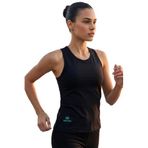 TOMMY LIFE Kadın Spor Atlet, Siyah, Çapraz Sırt Detaylı, S Beden