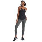 TOMMY LIFE Kadın Spor Atlet, Siyah, Sırt Çarpraz Askı Detaylı, Standart Kalıp, M Beden