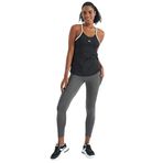 TOMMY LIFE Kadın Spor Atlet, Siyah, Sırt Çarpraz Askı Detaylı, Standart Kalıp, S Beden