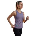 TOMMY LIFE Kadın Spor Atlet, Standart Fit, Çapraz Sırt Detaylı, Eflatun, S Beden