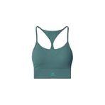 TOMMY LIFE Kadın Spor Büstiyer, Orman Yeşili, Standart Fit, Sırt Detaylı, S Beden