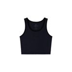 TOMMY LIFE Kadın Spor Büstiyer, U Yaka, Dar Kalıp, Lacivert, M Beden