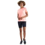 TOMMY LIFE Kadın T-Shirt, Yavruagzı, Sırt Yırtmaç Detaylı, O Yaka, Kısa Kollu, Standart Kalıp, M Beden
